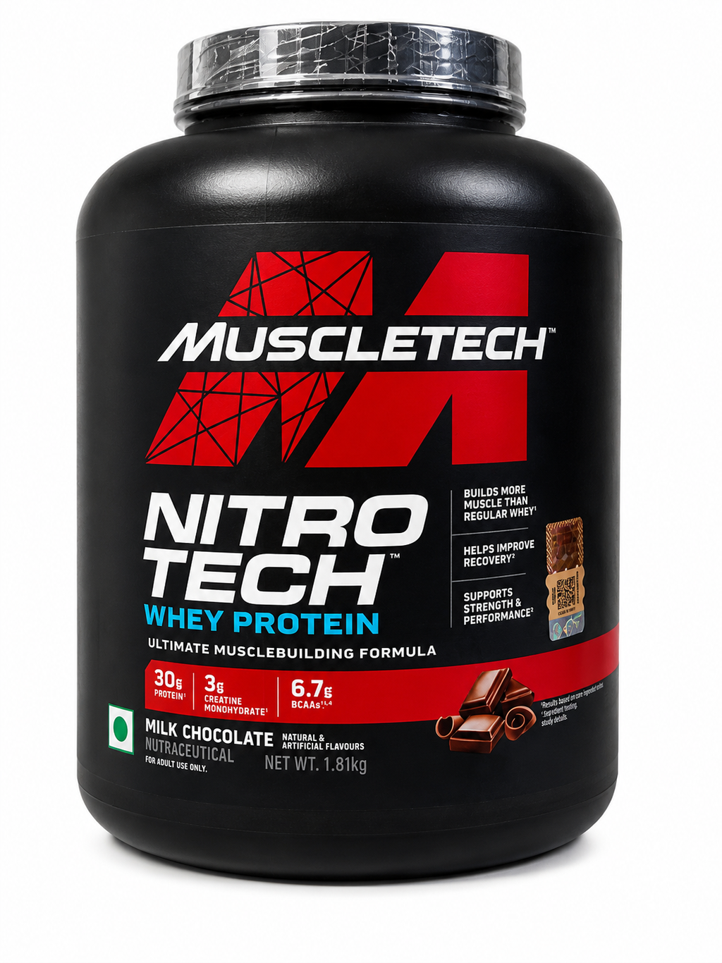 MuscleTech Nitro-Tech Whey Protein – Milk Chocolate