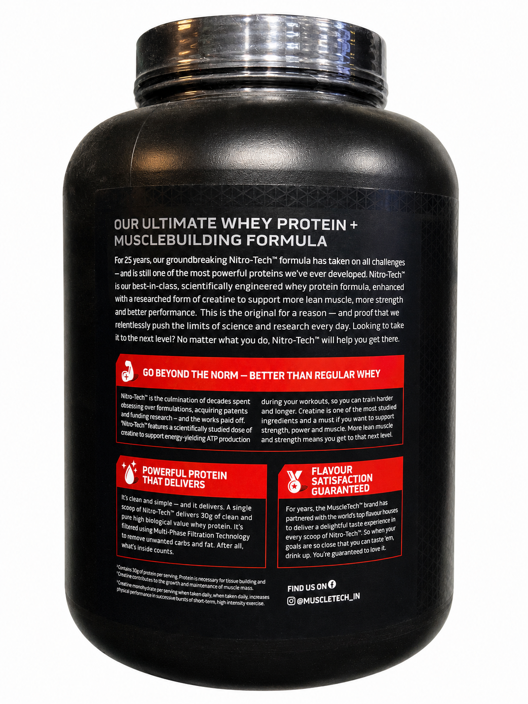MuscleTech Nitro-Tech Whey Protein – Milk Chocolate