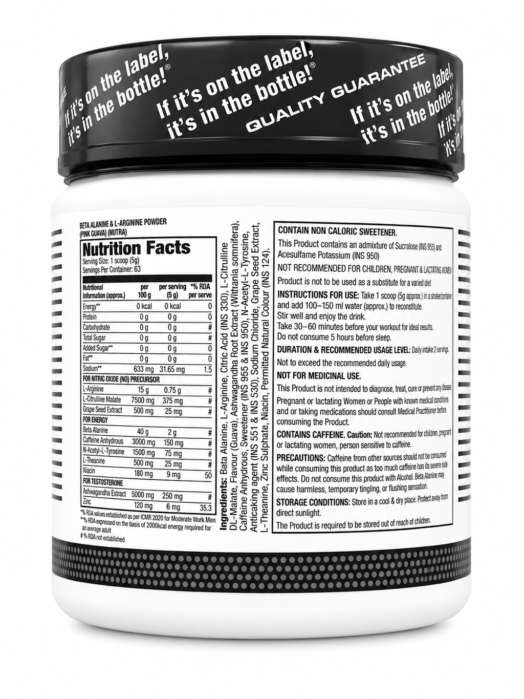 Labrada Super Charge Pre-Workout 63 Servings