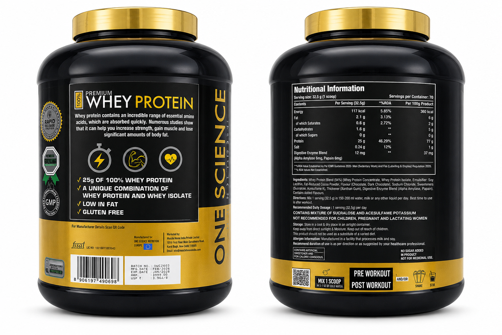 One Science Premium Whey Protein – Chocolate Charge