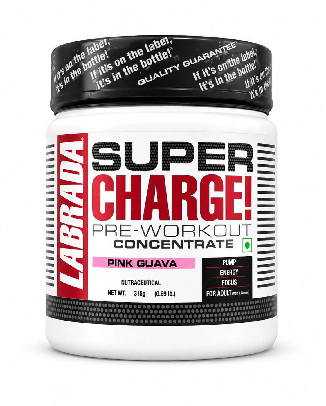 Labrada Super Charge Pre-Workout 63 Servings