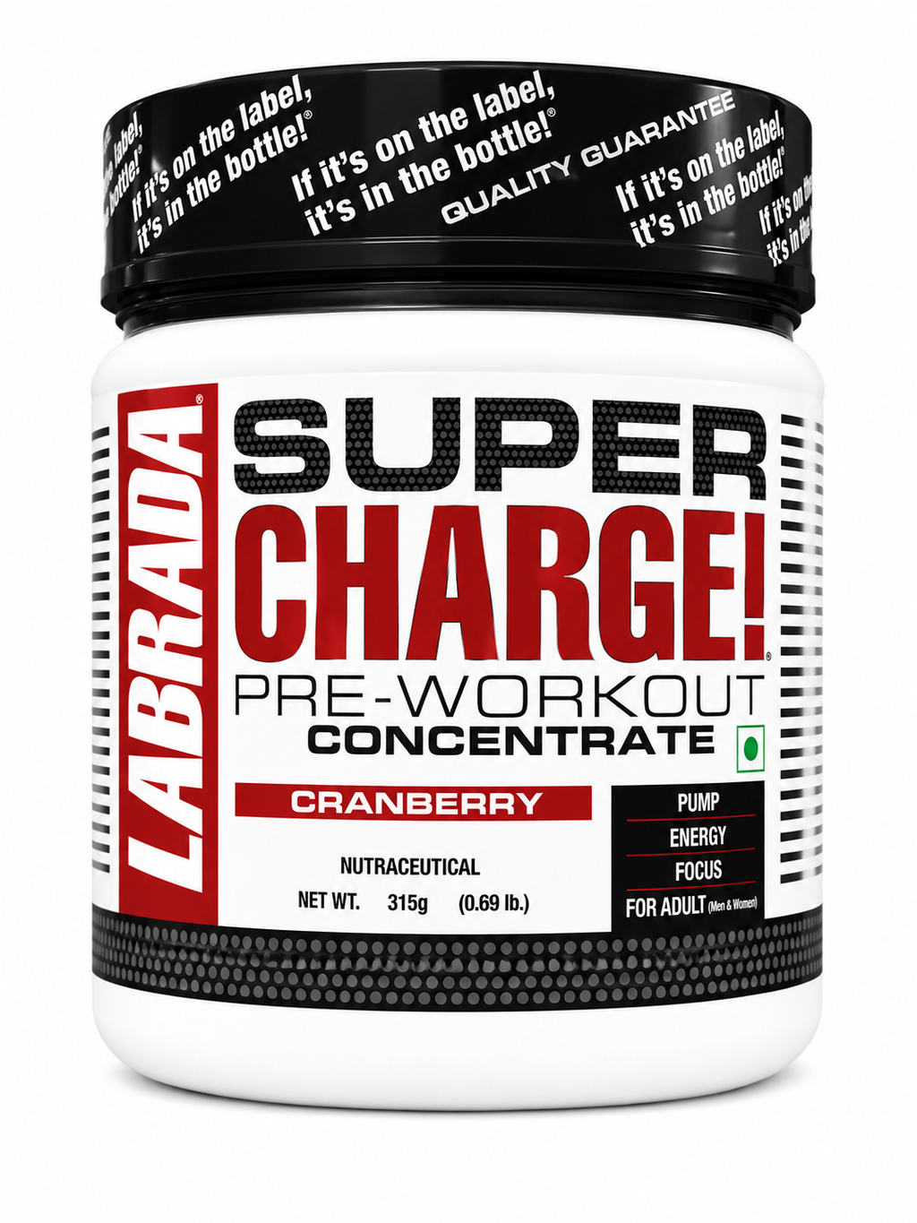 Labrada Super Charge Pre-Workout 63 Servings