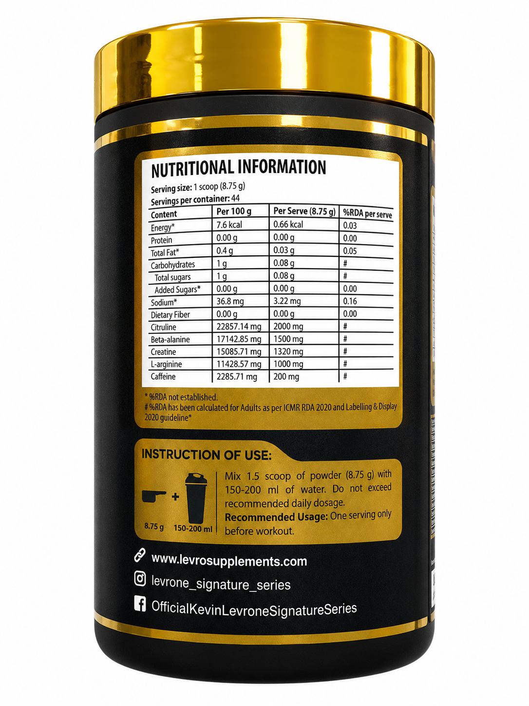 Kevin Levrone Shaaboom Pump Pre-Workout Watermelon